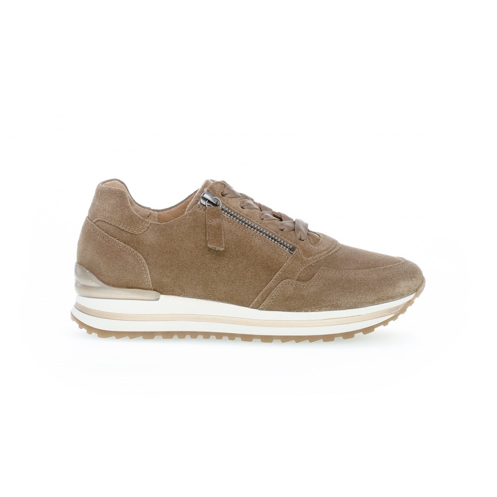 Gabor Dreamvelour farro sneakers, size 9